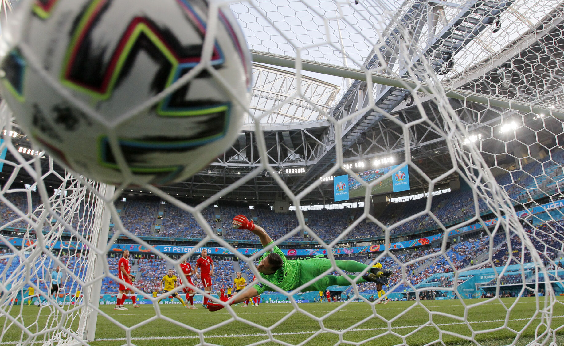 APTOPIX Russia Sweden Poland Euro 2020 Soccer